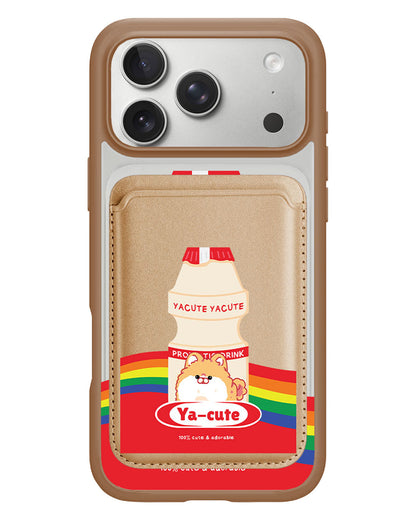 iPhone Magnetic Wallet Case - Yacute Dog