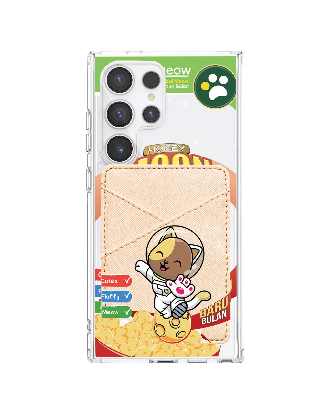 Android Phone Wallet Case - Honey Moon