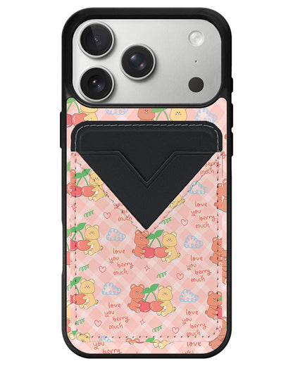 iPhone Avant Wallet Case - Cherry Bear
