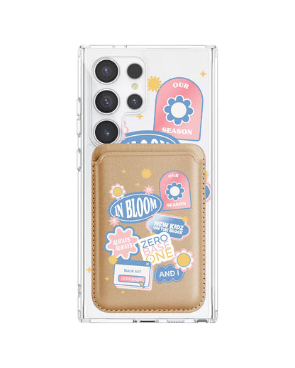 Android Magnetic Wallet Case - Zerobaseone Song Sticker Pack