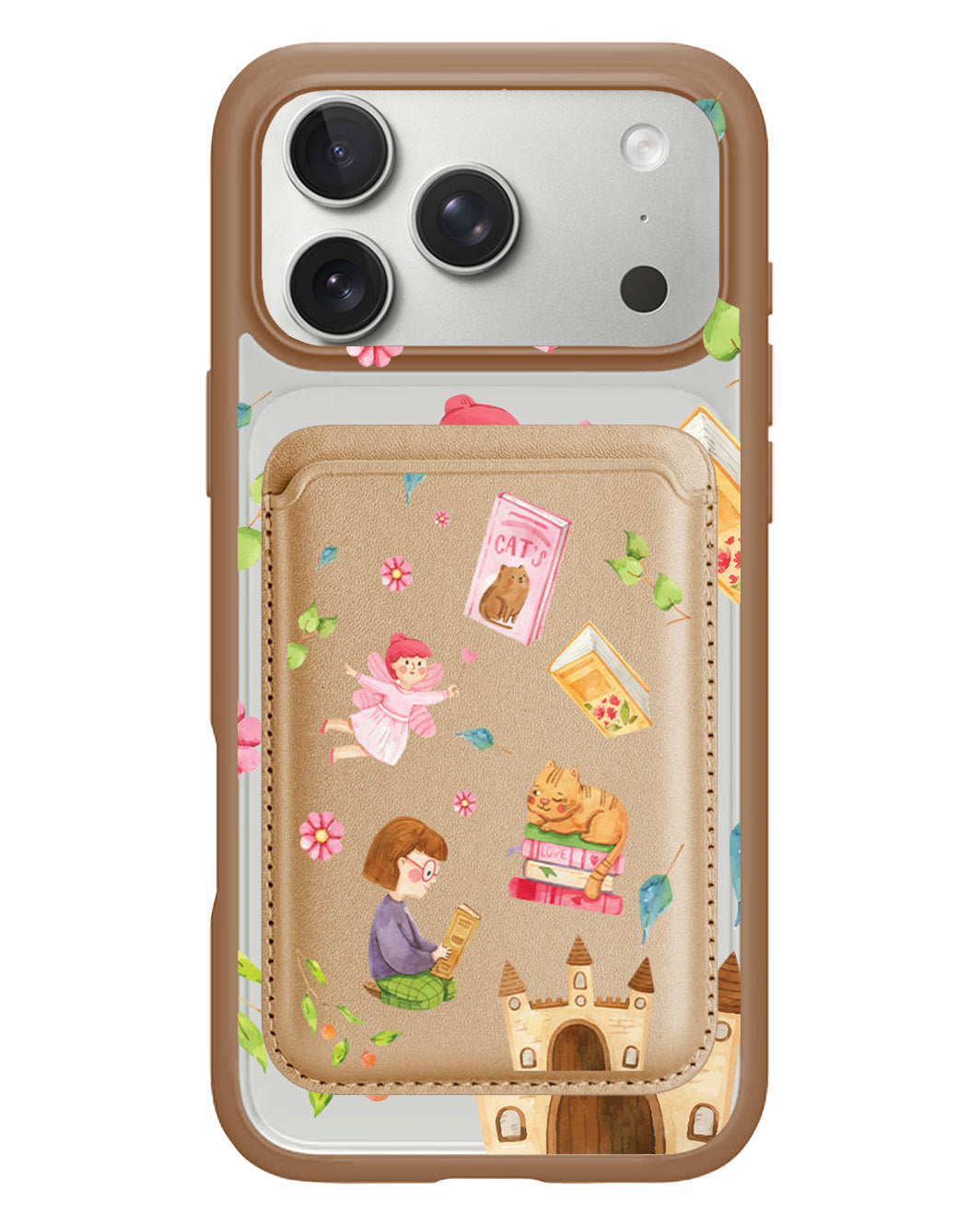iPhone Magnetic Wallet Case - Fairy Cat