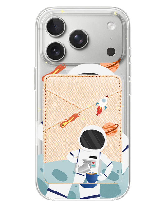 iPhone Phone Wallet Case - Baristronaut