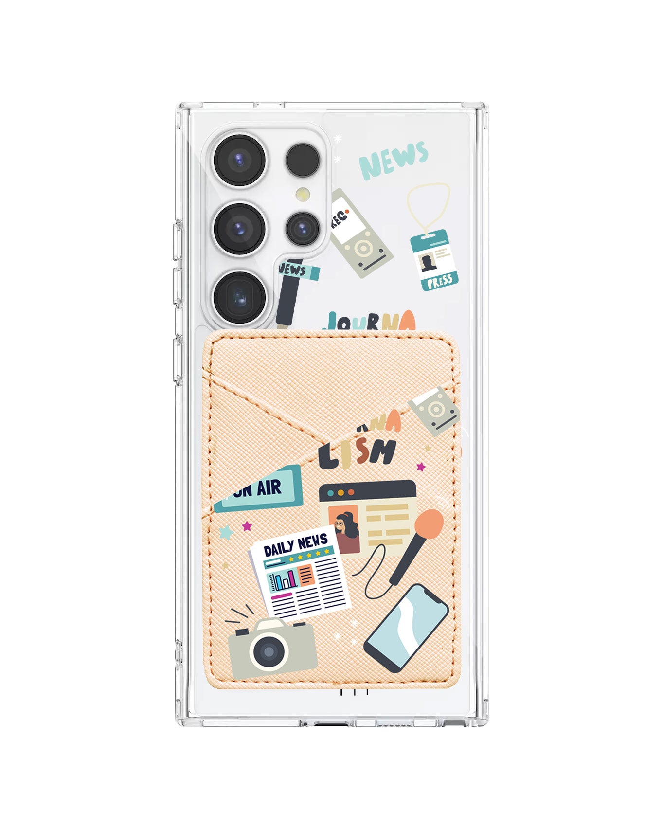 Android Phone Wallet Case - Journalism
