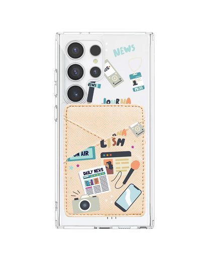 Android Phone Wallet Case - Journalism
