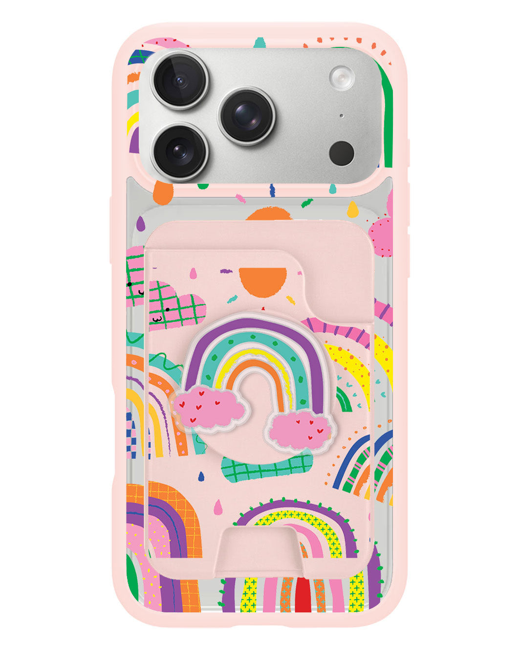 iPhone Magpop Wallet - Rainbow