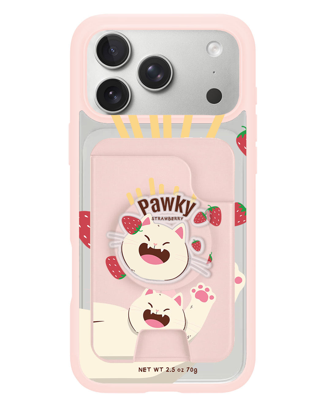 iPhone Magpop Wallet - Pawky Cat