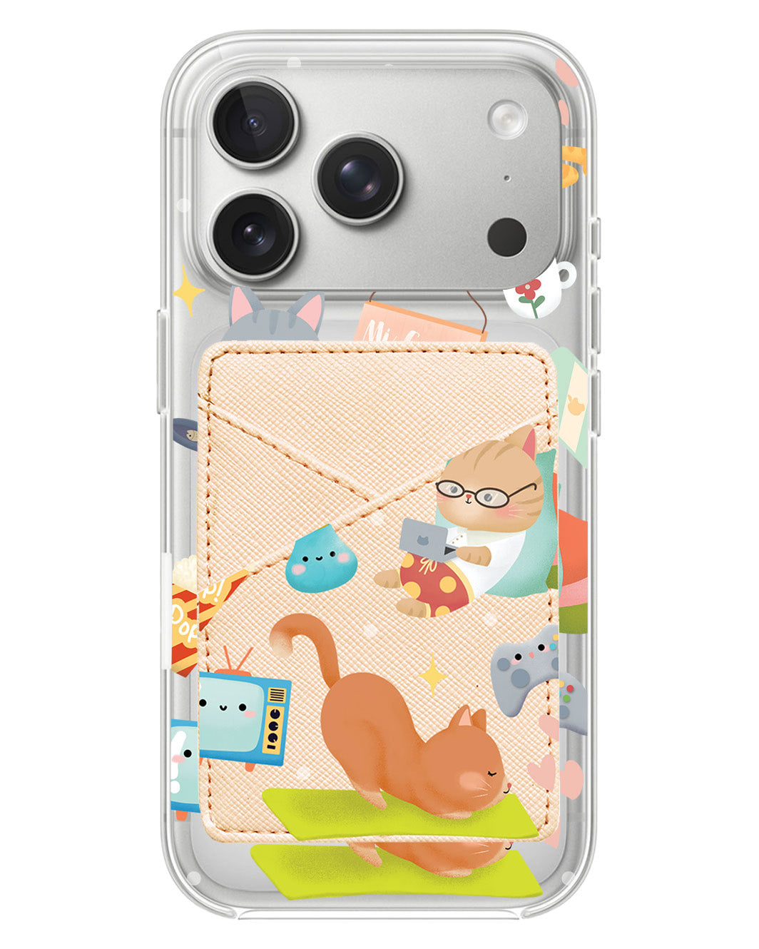 iPhone Phone Wallet Case - Stay Home