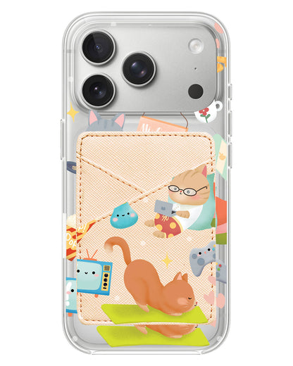 iPhone Phone Wallet Case - Stay Home