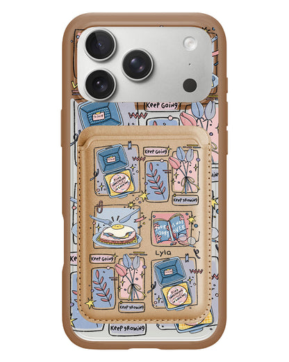 iPhone Magnetic Wallet Case - Grow (Sunnysidearteu)