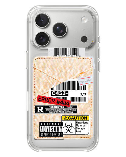 iPhone Phone Wallet Case - Label Sticker Pack