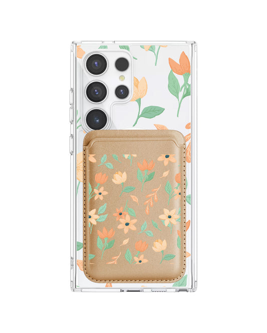 Android Magnetic Wallet Case - Birth Flower 4.0