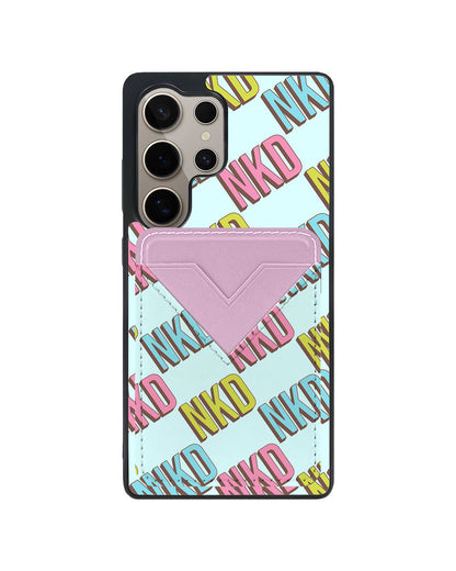 Android Avant Wallet Case - Custom Monogram 3.0 Diagonal Initial 3.0