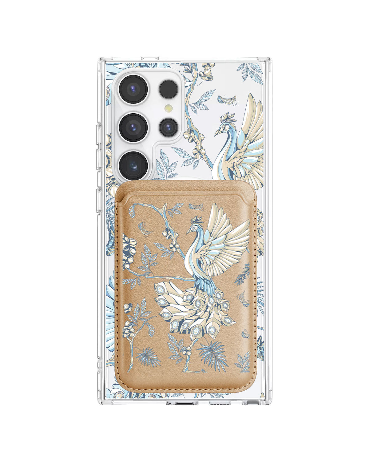 Android Magnetic Wallet Case - Peacock 5.0