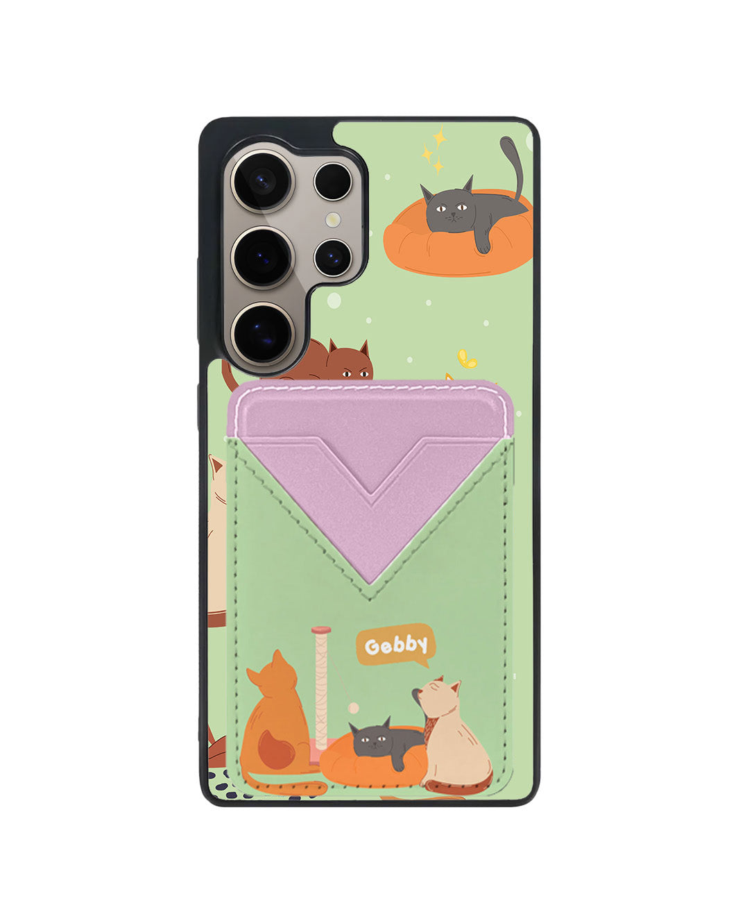 Android Avant Wallet Case - Playful Cat