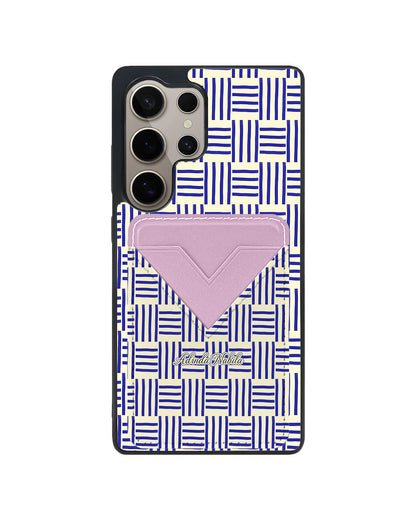 Android Avant Wallet Case - Naval Checkered