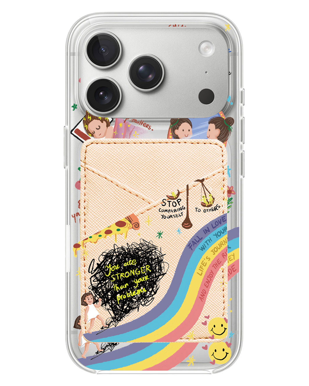 iPhone Phone Wallet Case - Self Love 2.0