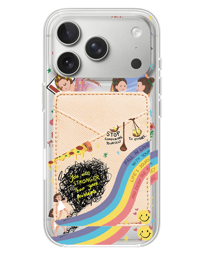 iPhone Phone Wallet Case - Self Love 2.0