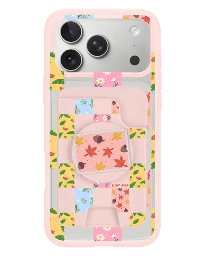 iPhone Magpop Wallet - Four Seasons Stamps
