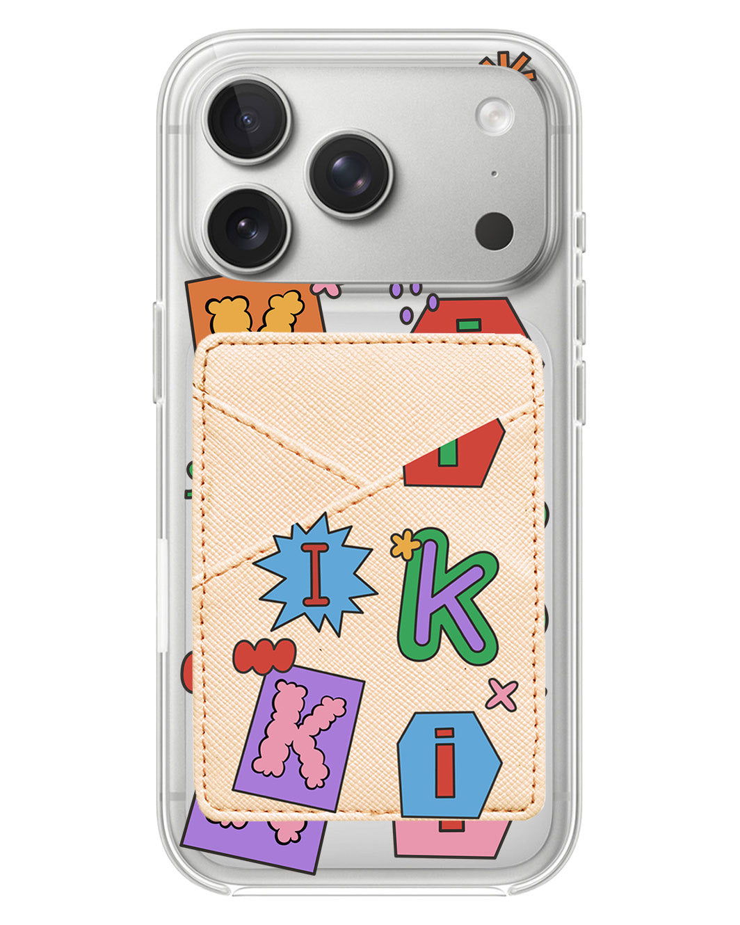 iPhone Phone Wallet Case - Adorable Monogram