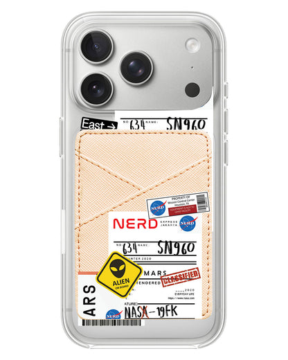 iPhone Phone Wallet Case - Ticket To Mars