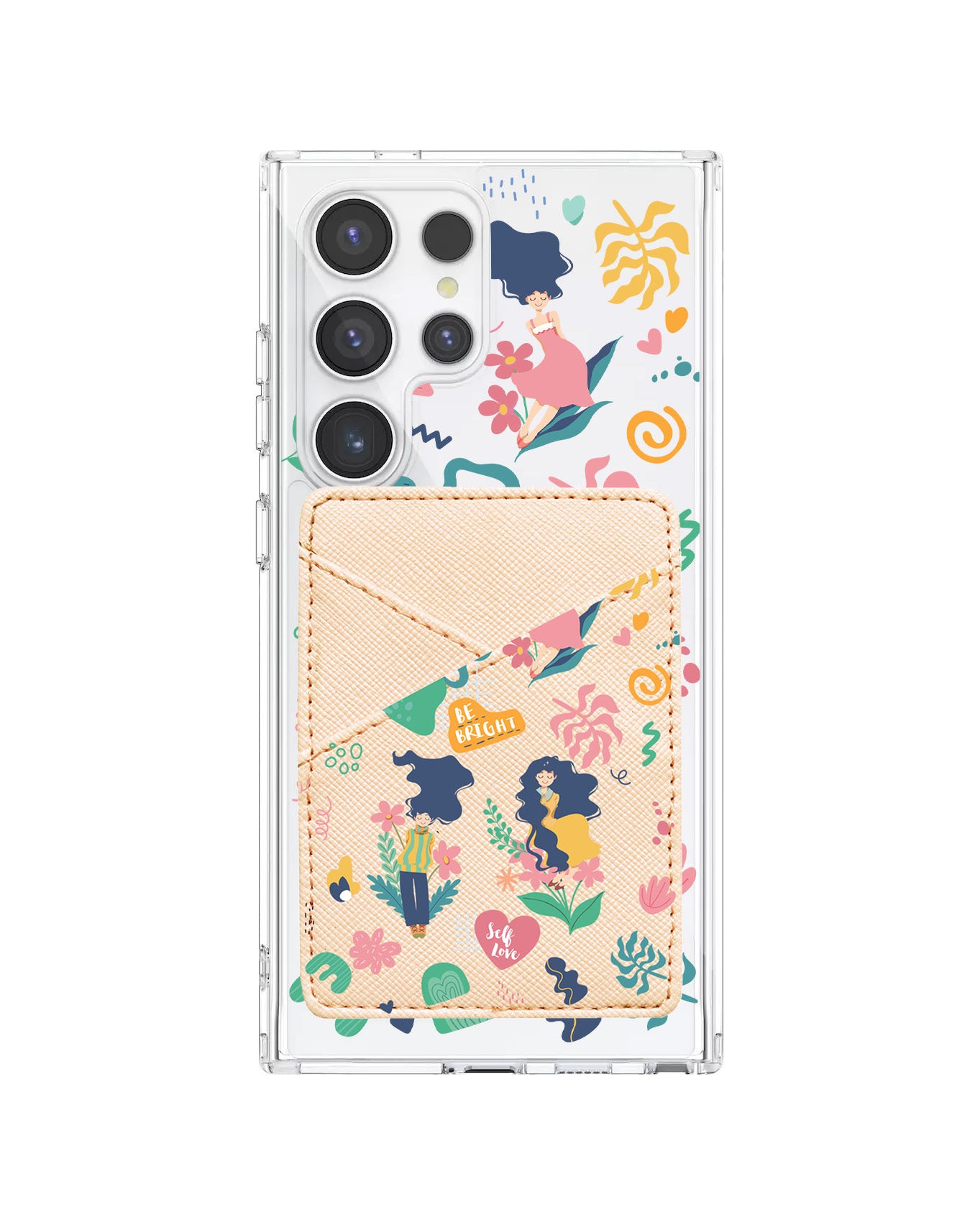 Android Phone Wallet Case - Self Love Sticker pack 2.0