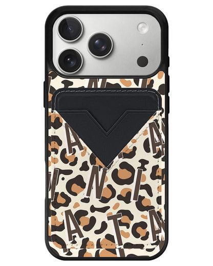 iPhone Avant Wallet Case - Leopard Monogram 2.0