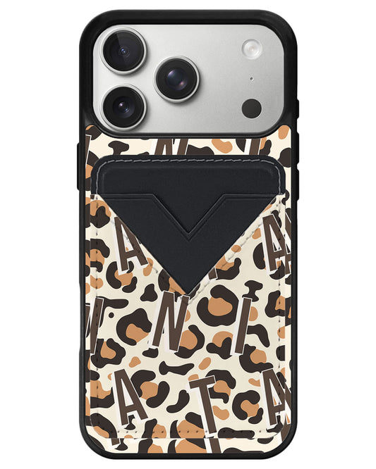 iPhone Avant Wallet Case - Leopard Monogram 2.0