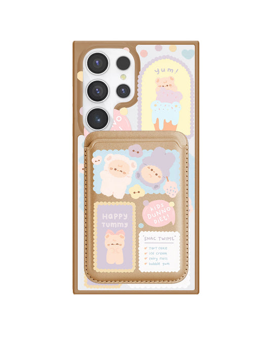 Android Magnetic Wallet Case - Sweets Heaven