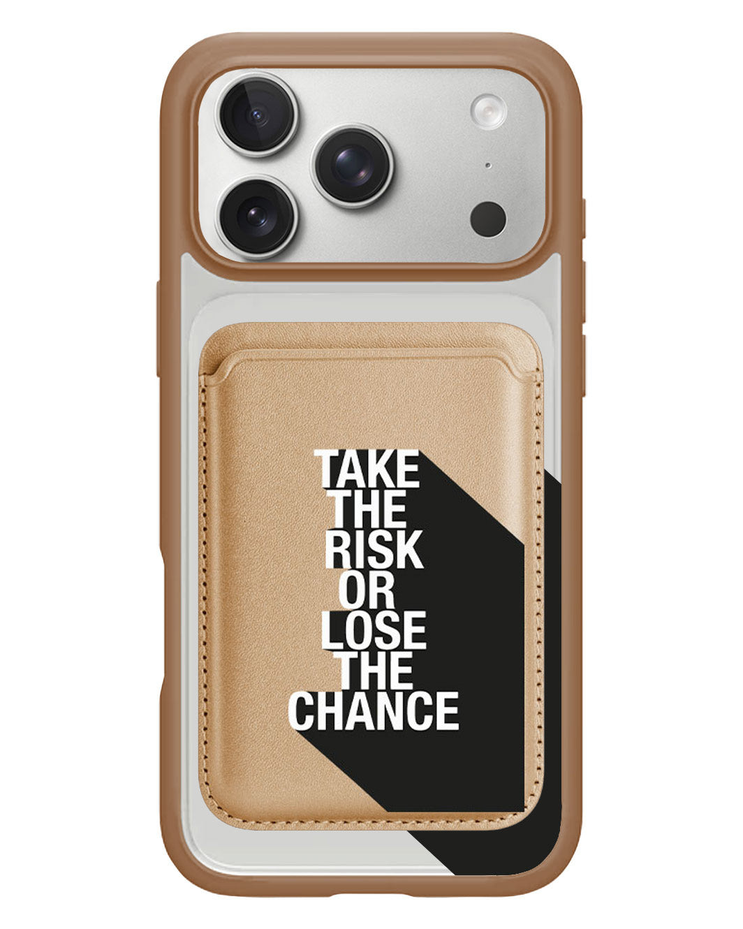 iPhone Magnetic Wallet Case - Take the Risk