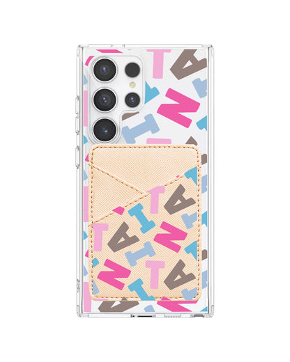 Android Phone Wallet Case - Scattered Monogram 2.0