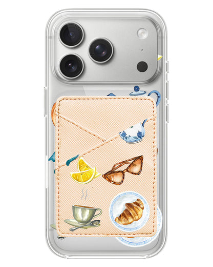iPhone Phone Wallet Case - Afternoon Tea