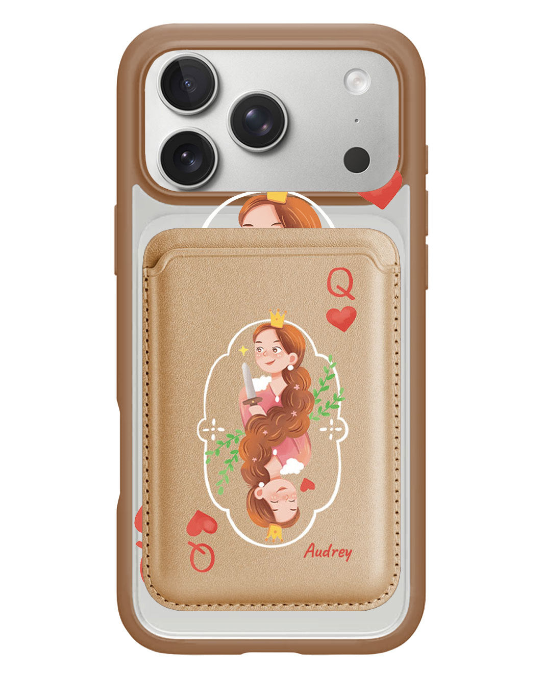 iPhone Magnetic Wallet Case - Queen (Couple Case)