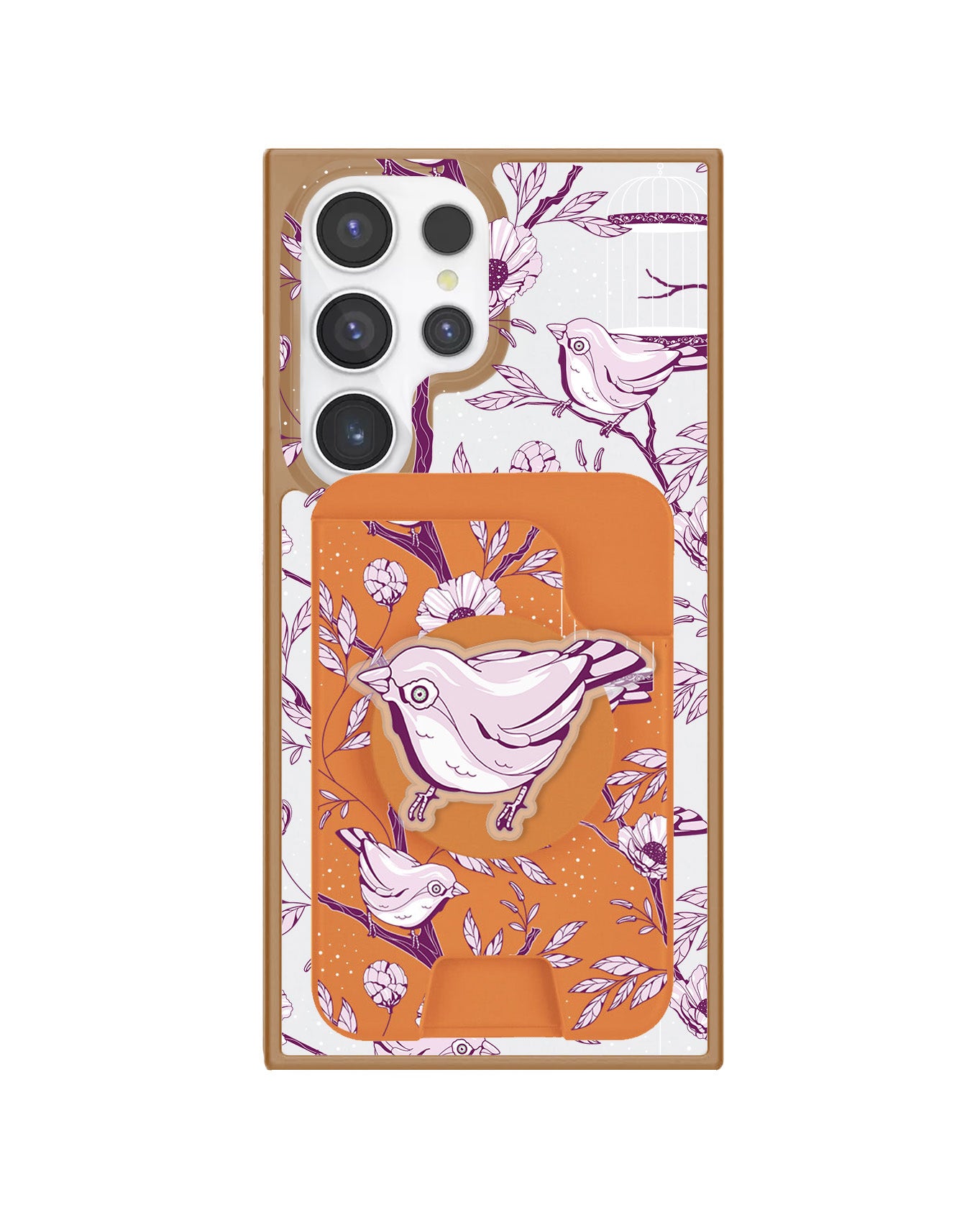 Android Magpop Wallet - Lovebird Monochrome 5.0
