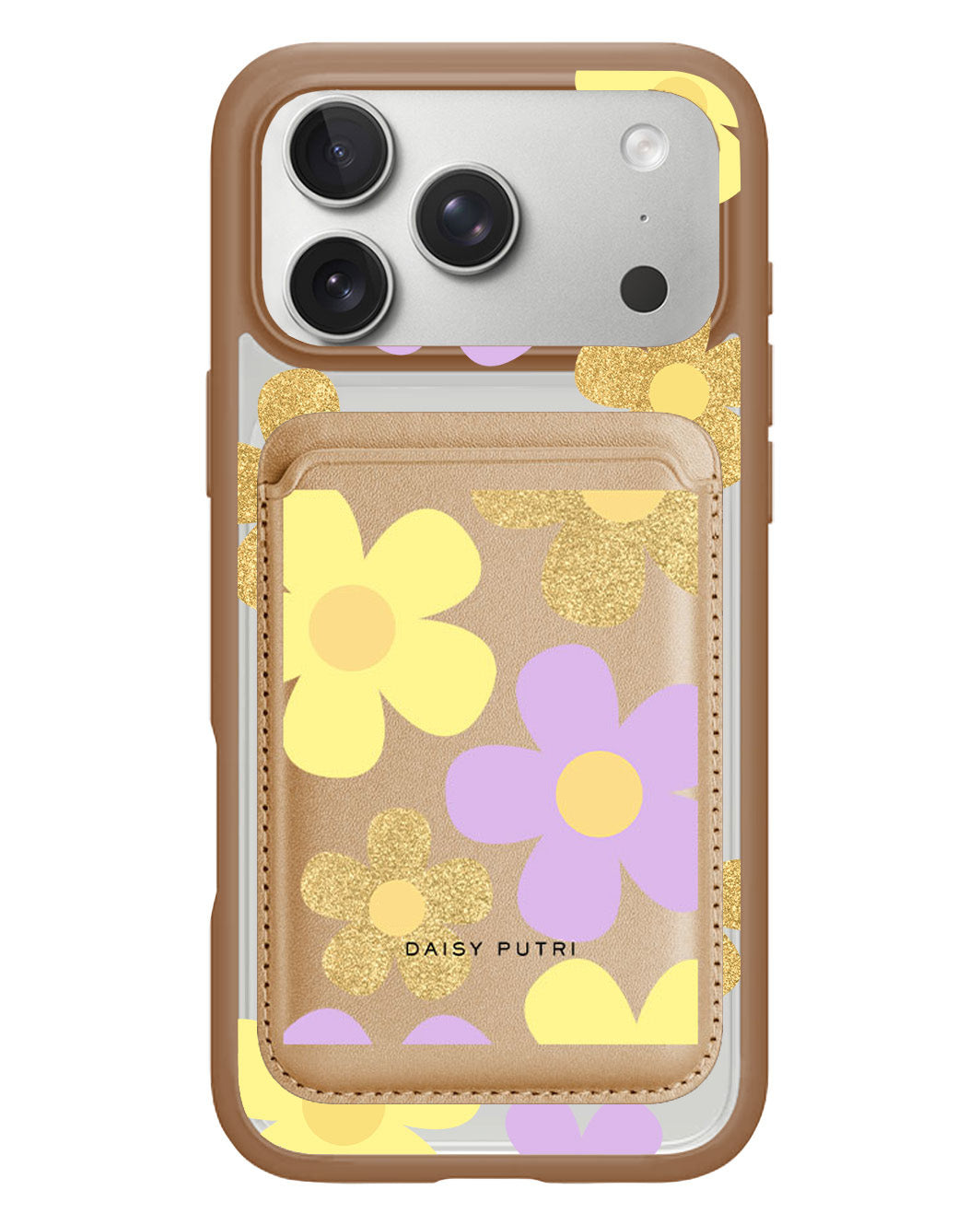 iPhone Magnetic Wallet Case - Daisy Twinkle
