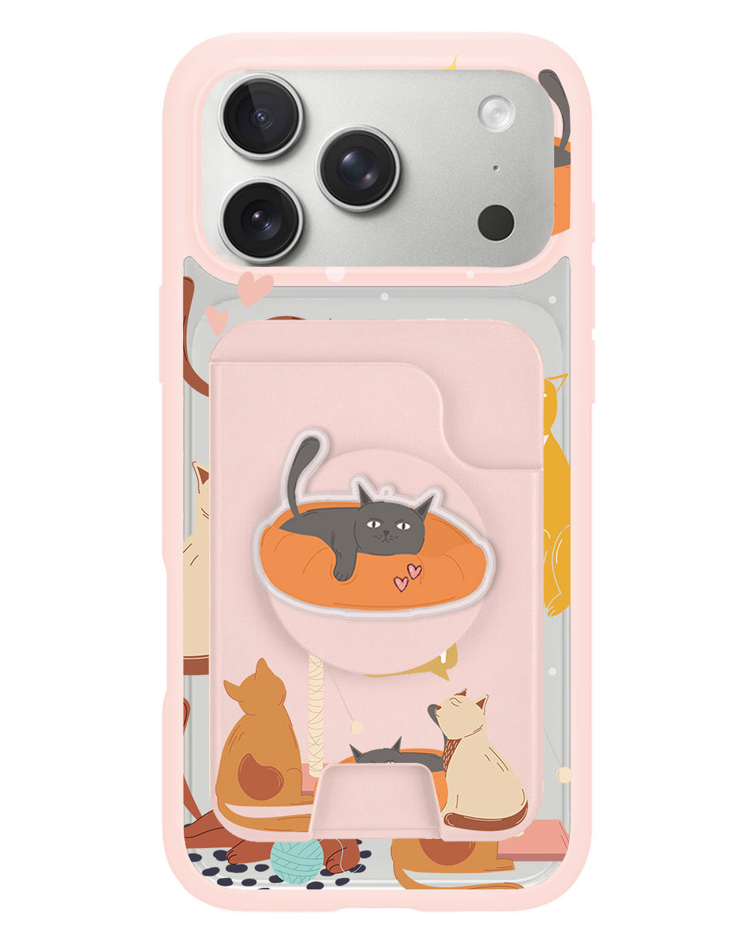 iPhone Magpop Wallet - Playful Cat