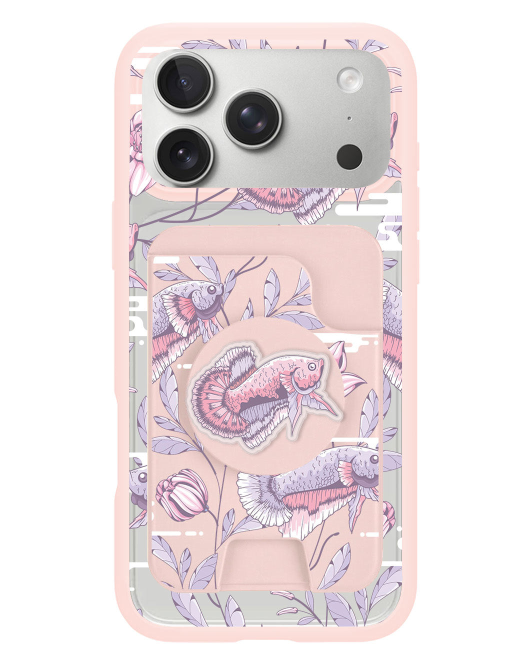 iPhone Magpop Wallet - Fish & Floral 1.0