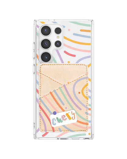 Android Phone Wallet Case - Doodle Monogram 2.0