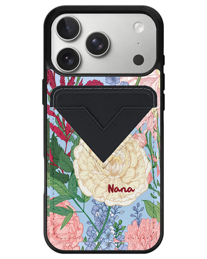 iPhone Avant Wallet Case - July Delphinium