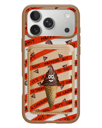 iPhone Magnetic Wallet Case - Oh.. Sh*t Happens