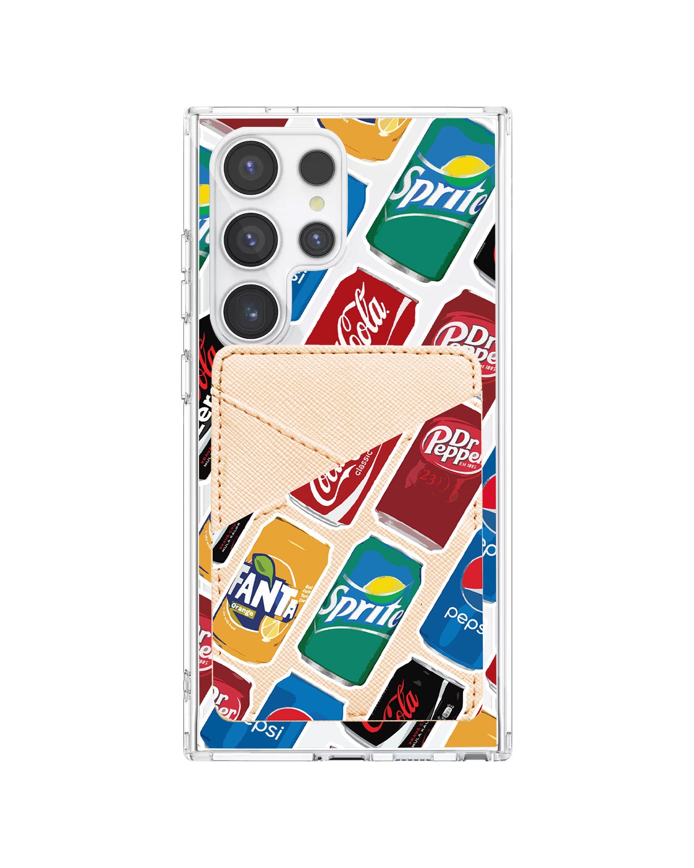 Android Phone Wallet Case - Soda