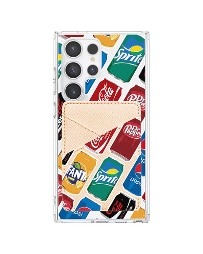 Android Phone Wallet Case - Soda