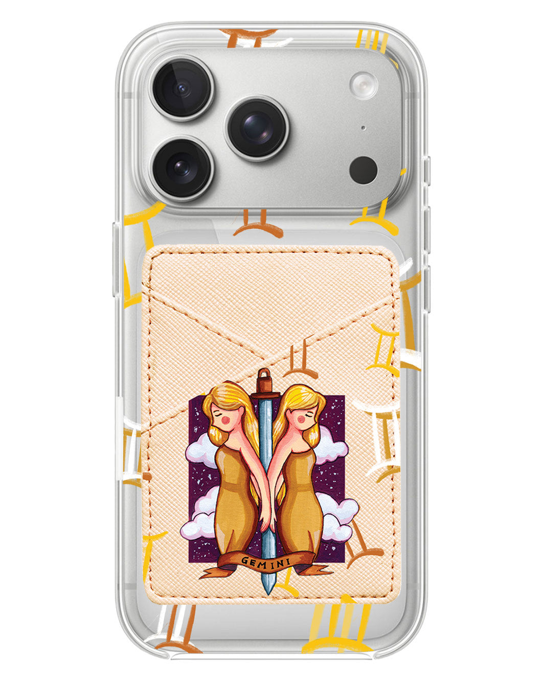iPhone Phone Wallet Case - Gemini