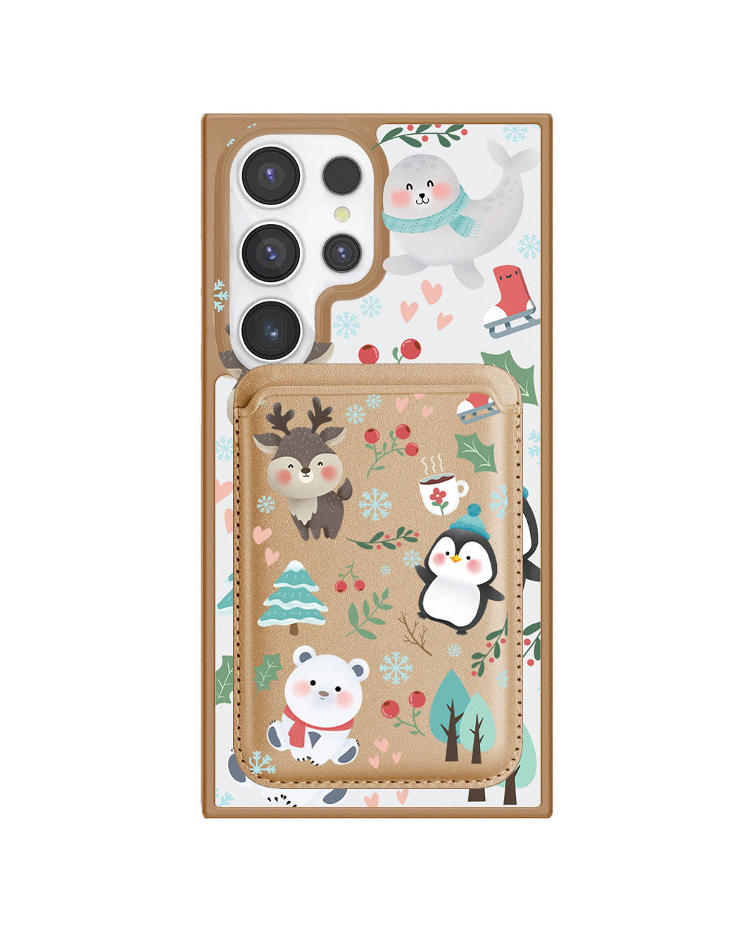 Android Magnetic Wallet Case - Winter