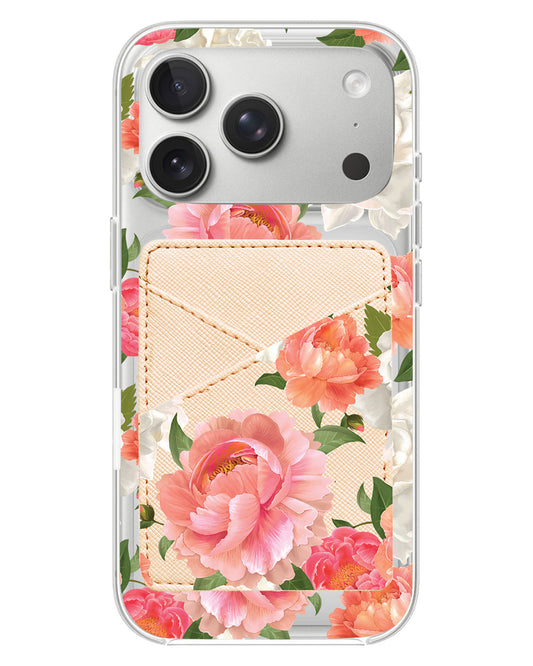 iPhone Phone Wallet Case - August Peonny