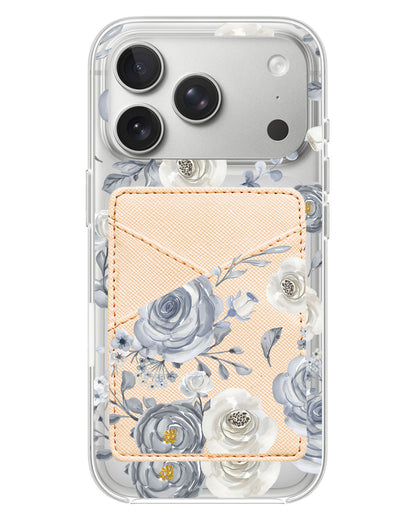 iPhone Phone Wallet Case - Blue Rose
