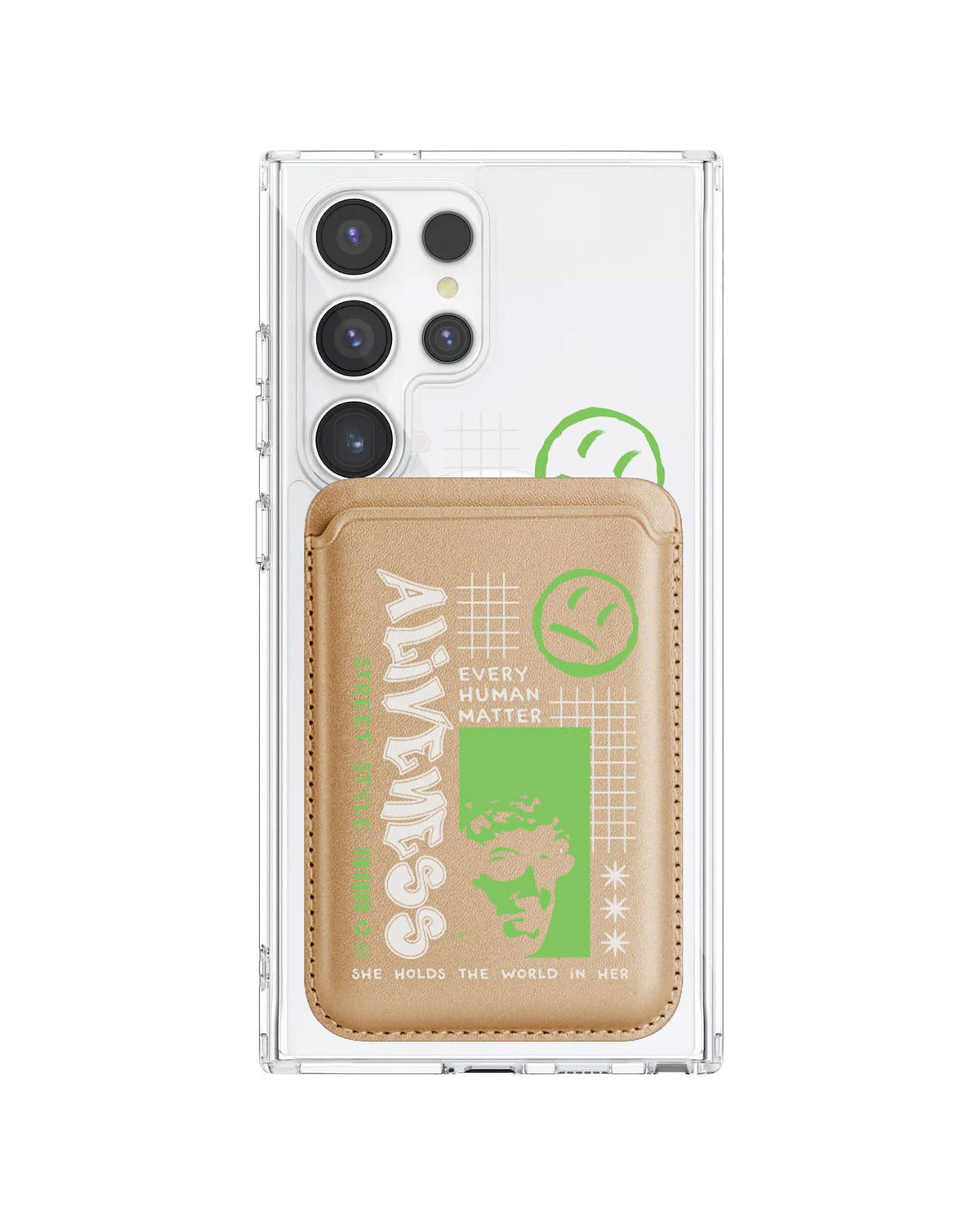 Android Magnetic Wallet Case - Alive