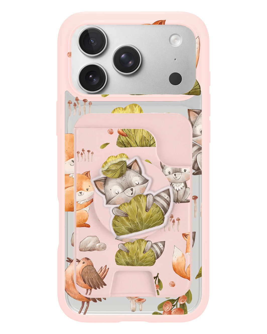iPhone Magpop Wallet - Racoon And Friends