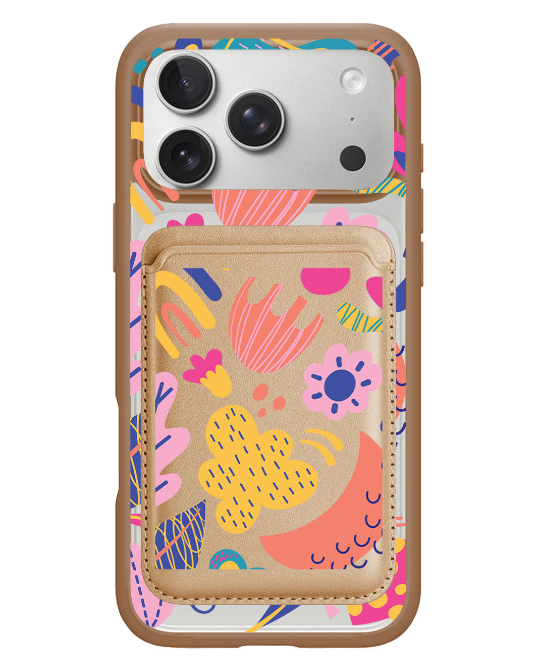 iPhone Magnetic Wallet Case - Florals