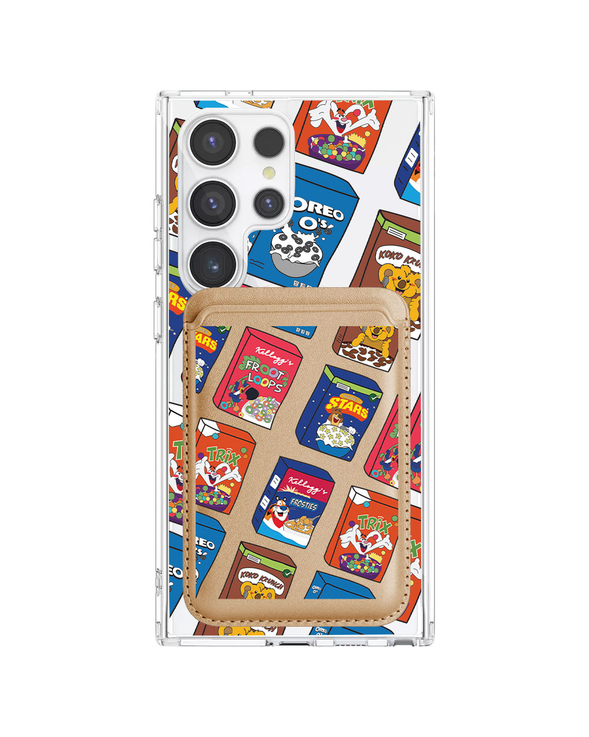 Android Magnetic Wallet Case - Cereal Boxes 2.0