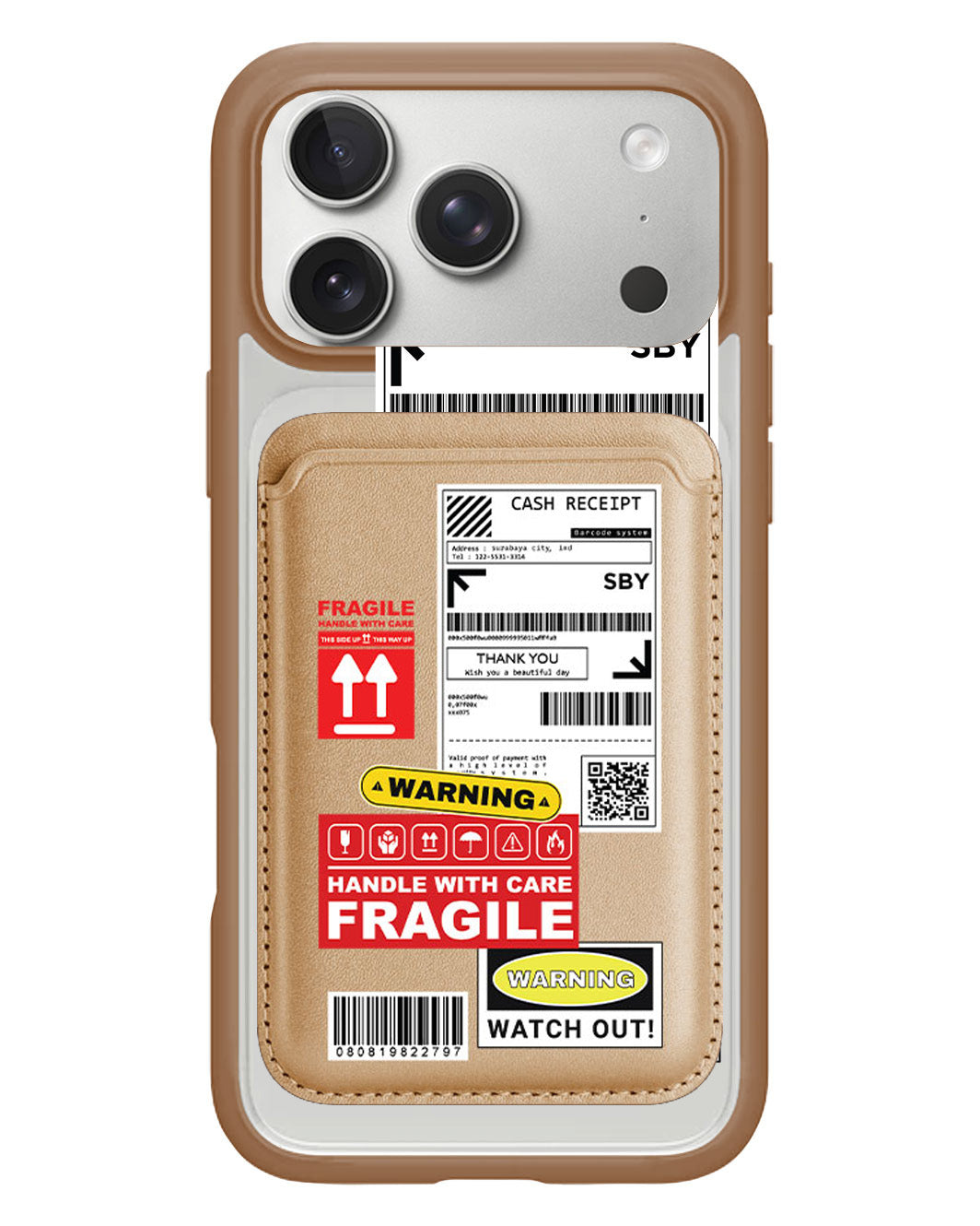 iPhone Magnetic Wallet Case - Shipping Label